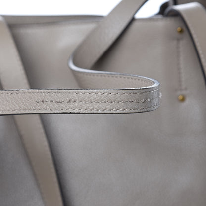 Chloe Smooth Calfskin Medium Milo Shopping Tote Motty Grey 14 of 14