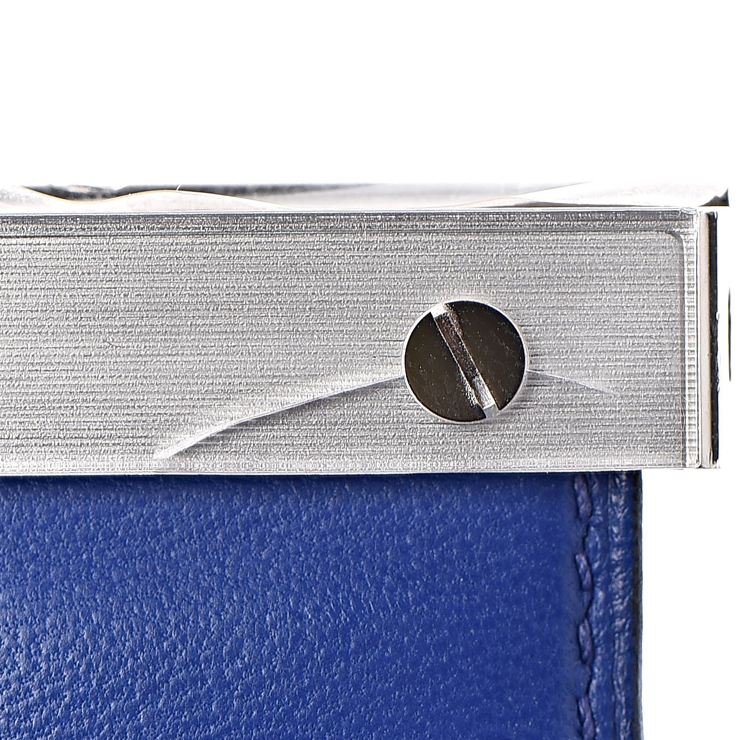 Hermes Tadelakt Constance 18 Bleu Electrique 18 of 23