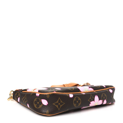 Louis Vuitton Monogram Cherry Blossom Pochette Accessories Brown 4 of 10