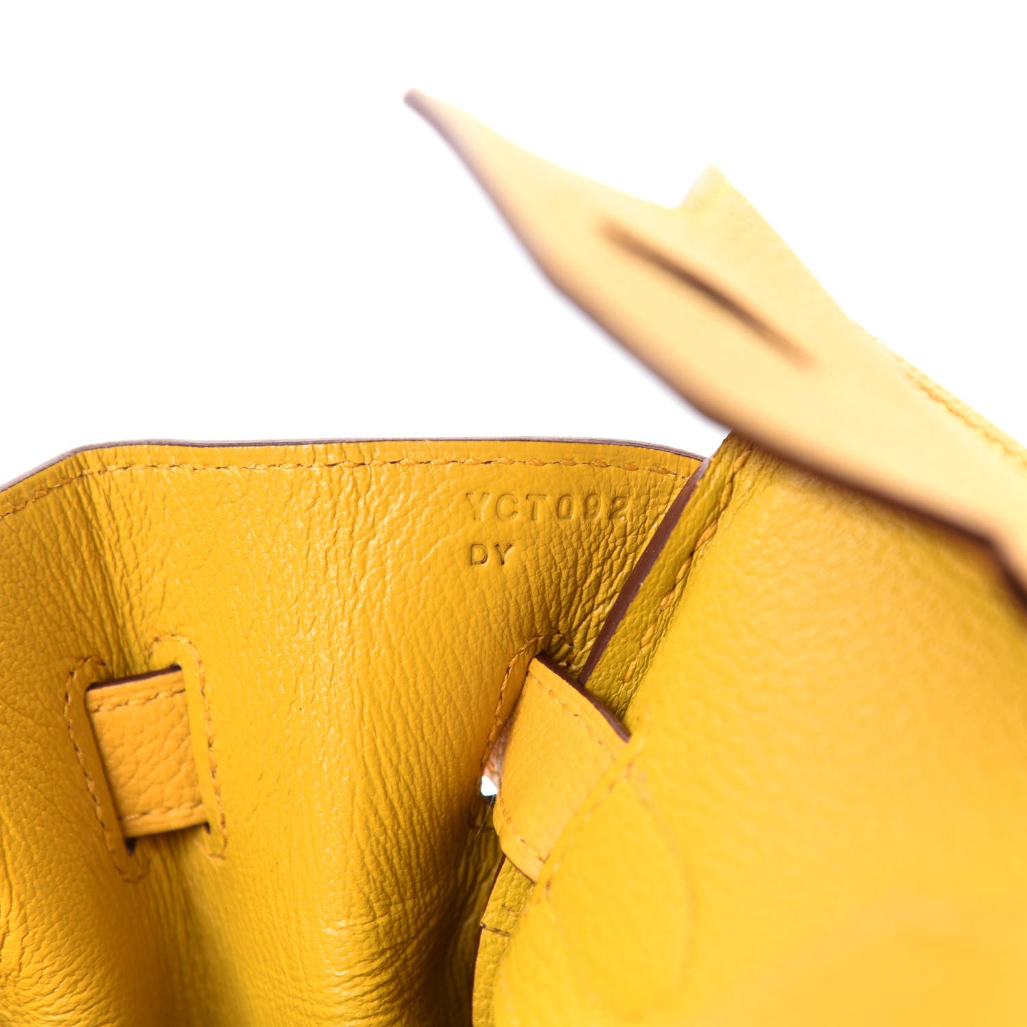 Hermes Togo Birkin 30 Jaune Ambre 9 of 11