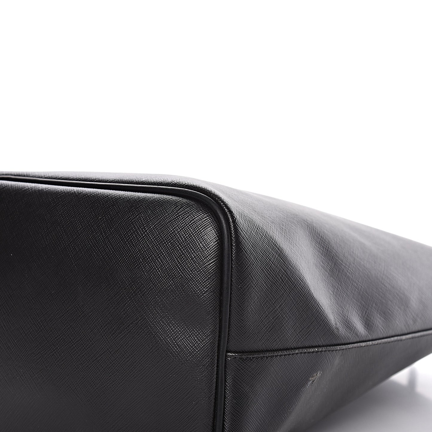 Textured Coated Canvas Pixel Madonna Print Medium Antigona Tote Black