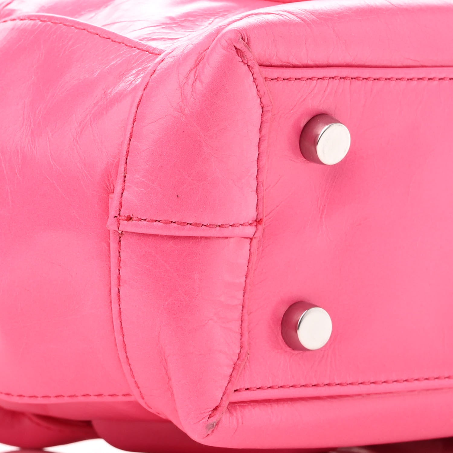 Bottega Veneta Paper Calfskin Maxi Intrecciato Mini Arco Pink 8 of 11