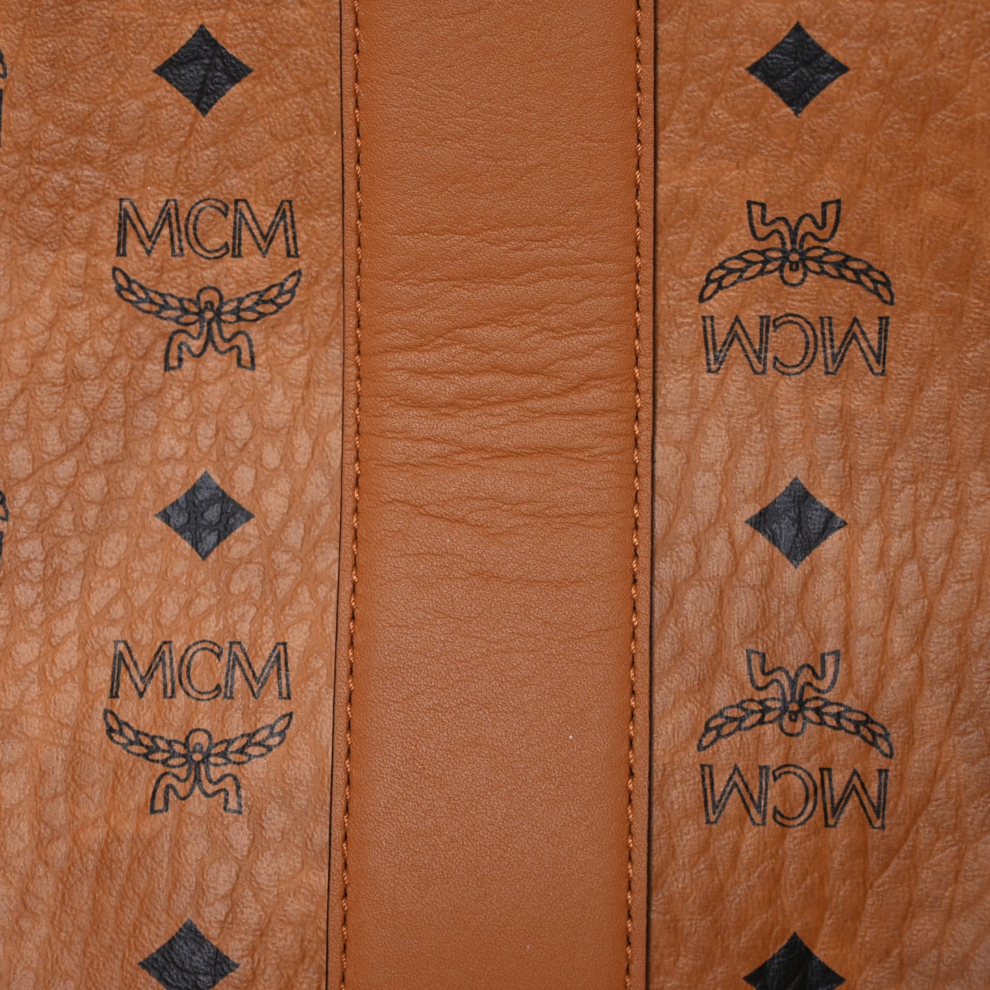 Visetos Medium Liz Reversible Shopper Tote Cognac
