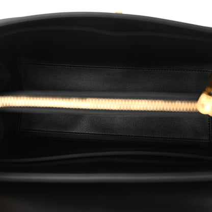 Celine Satinated Calfskin Small 16 Top Handle Bag Black 5 of 11