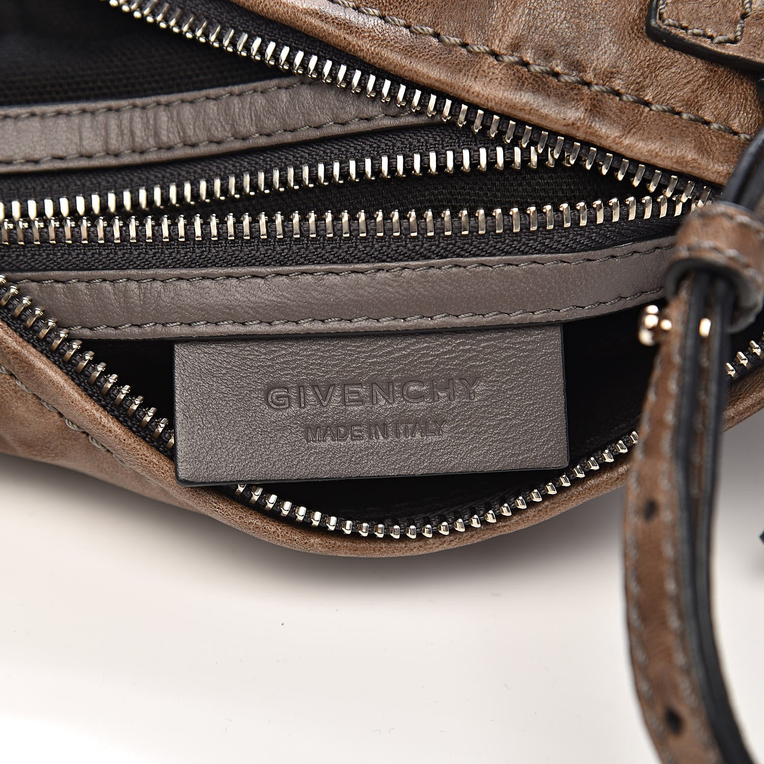 Givenchy Tumbled Sheepskin Mini Pandora Charcoal 6 of 10