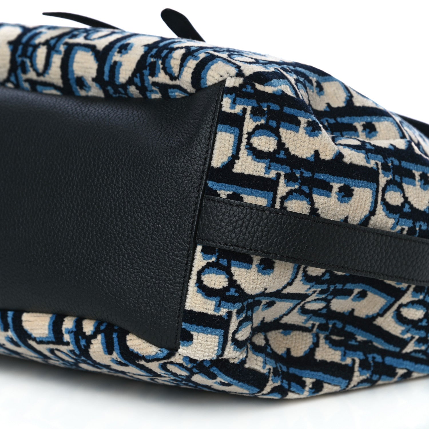 Christian Dior Oblique Saddle Soft Bag Bleu Marine 10 of 16