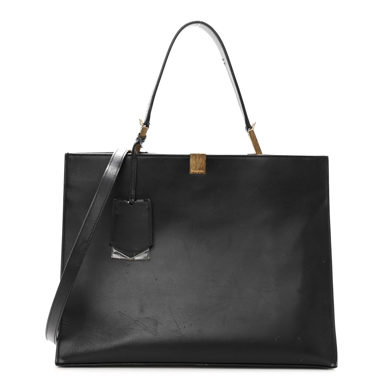 Balenciaga Calfskin Le Dix Soft Cabas M Shoulder Bag Black 1 of 16