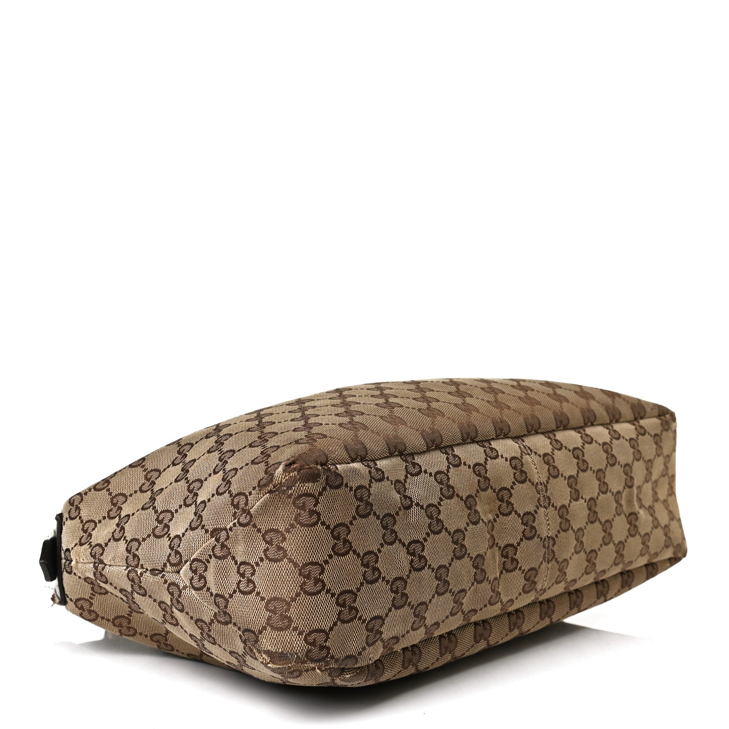 Monogram Medium Horsebit Chain Hobo Dark Brown