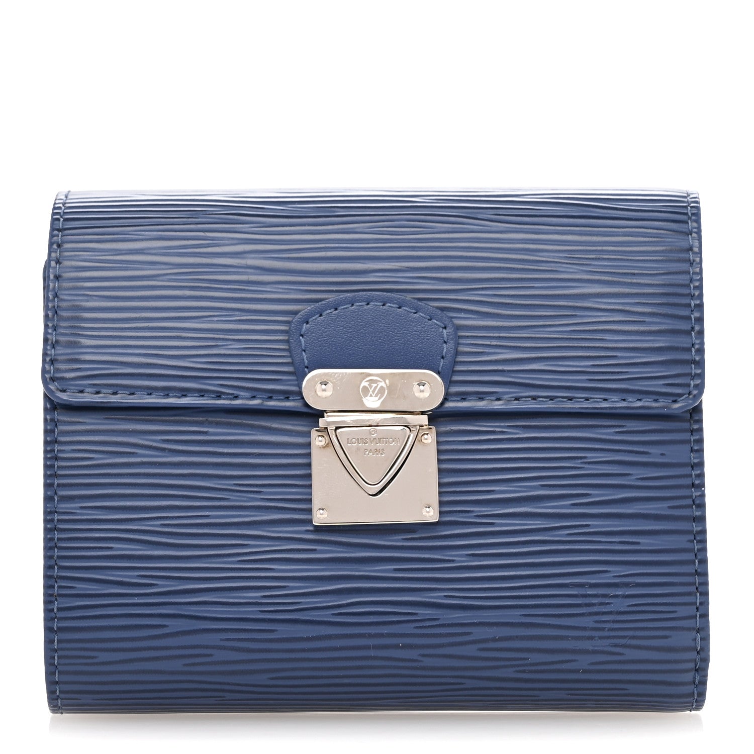 Louis Vuitton Epi Koala Wallet Blue 1 of 9