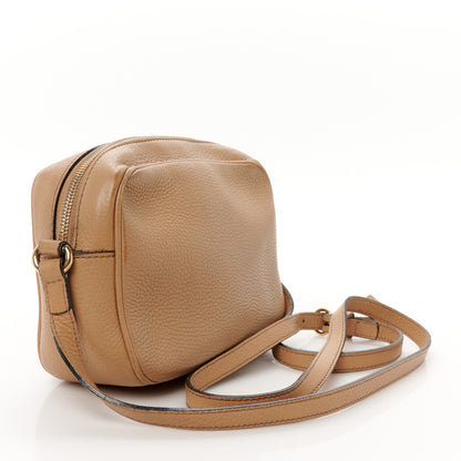 Gucci Pebbled Calfskin Small Soho Disco Bag Camelia 3 of 11