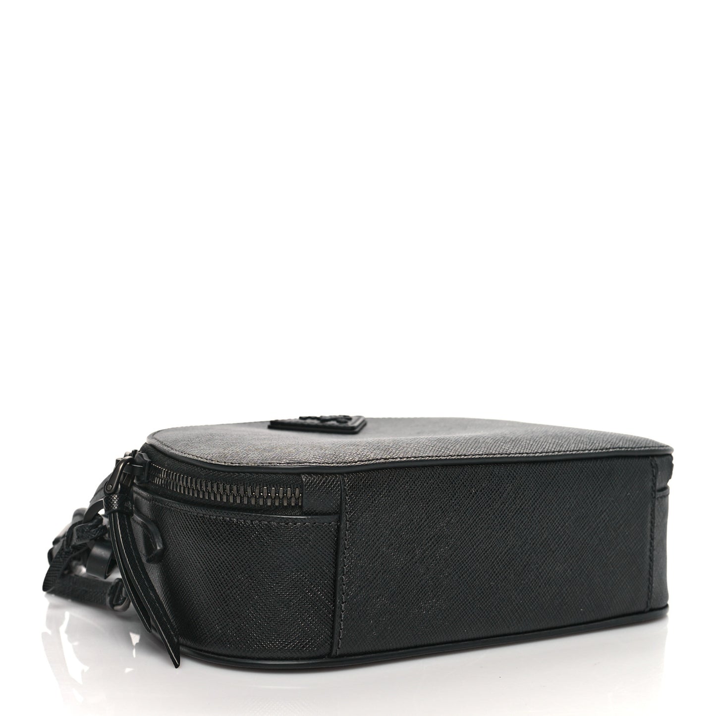 Saffiano Lux Odette Crossbody Black