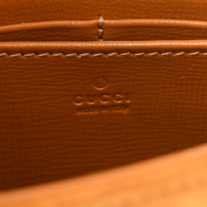 Gucci Suede Shearling Horsebit Mini 1955 Shoulder Bag Honey Beige Milk 7 of 11