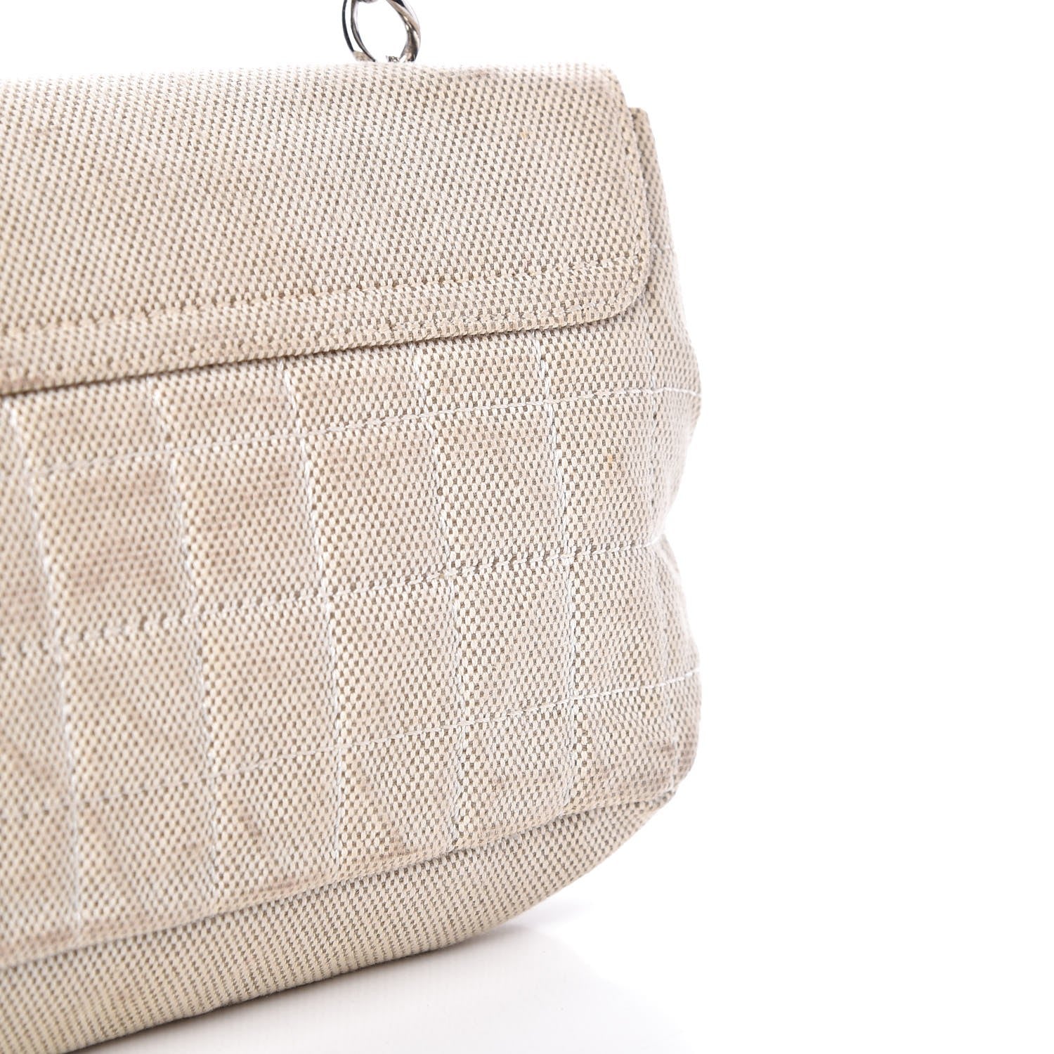 Chanel Canvas Camellia N°5 Flap Beige Brown 21 of 21