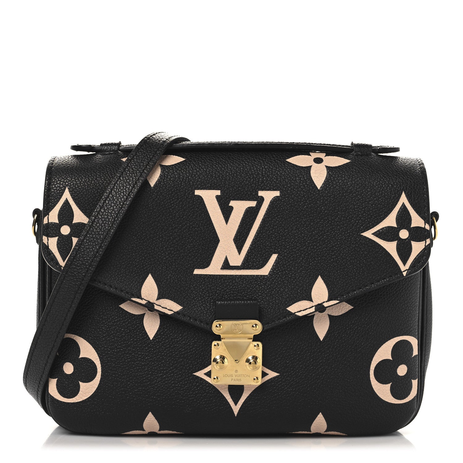 Louis Vuitton Empreinte Monogram Giant Pochette Metis Black Beige 1 of 10