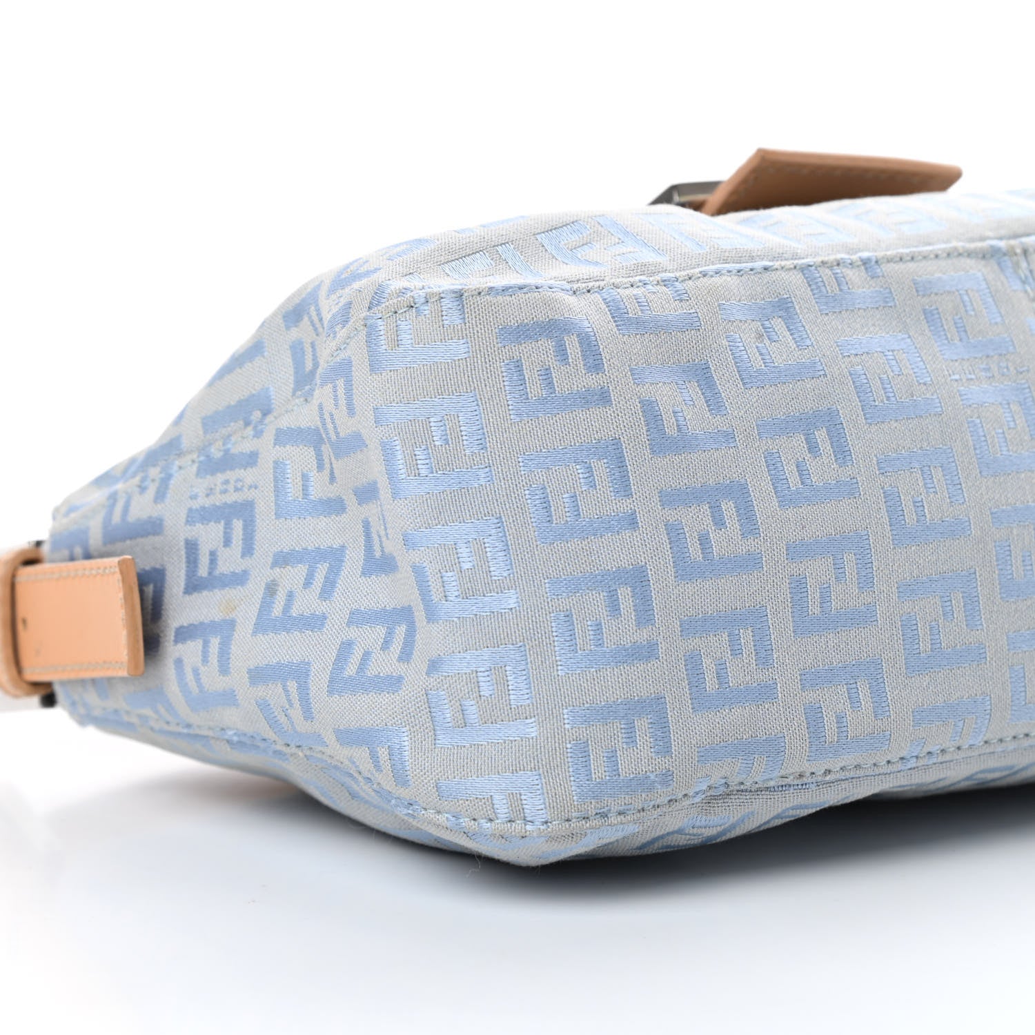 Fendi Zucchino Baguette Blue 9 of 13