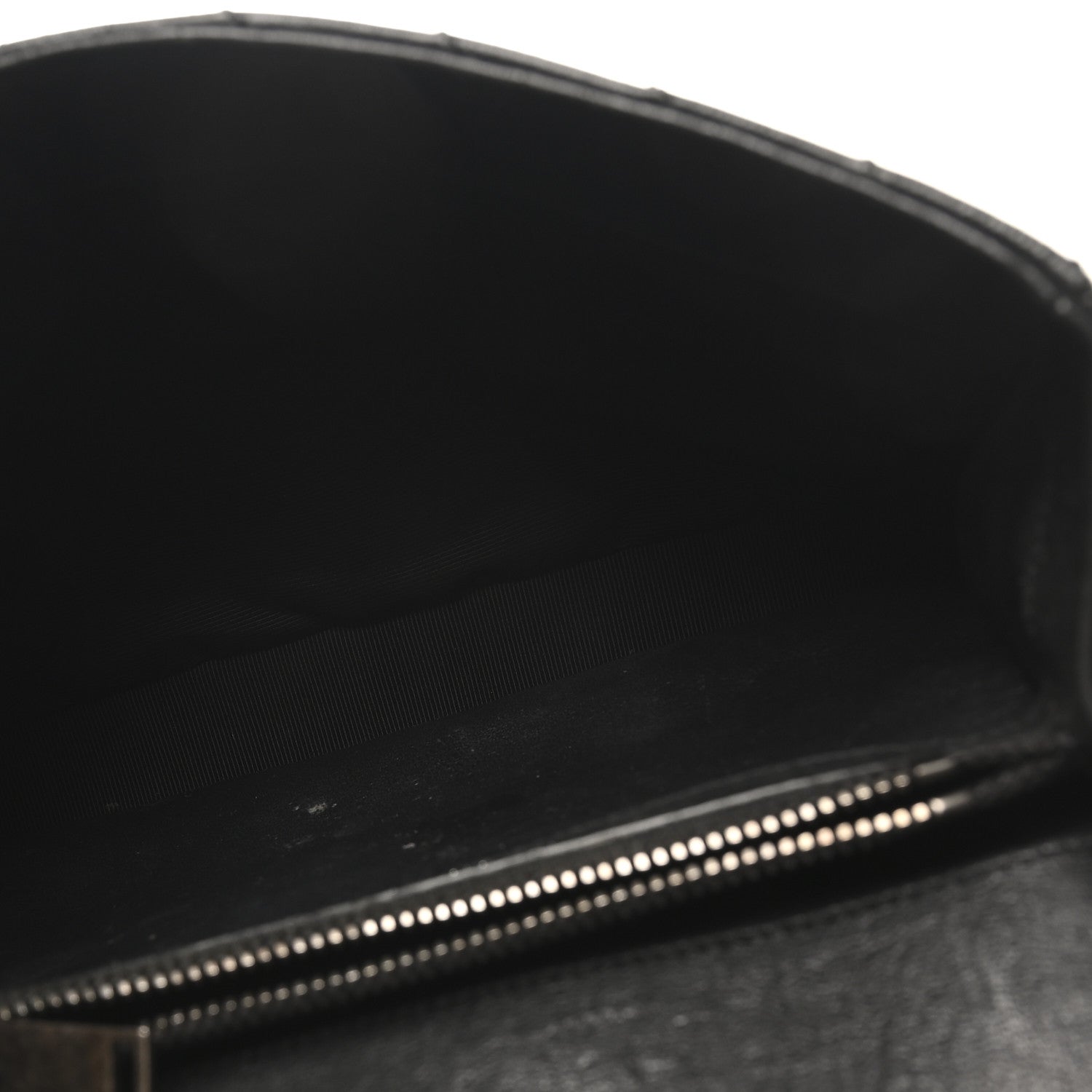Saint Laurent Sheepskin Matelasse Chevron Monogram Medium College Bag Black 5 of 11