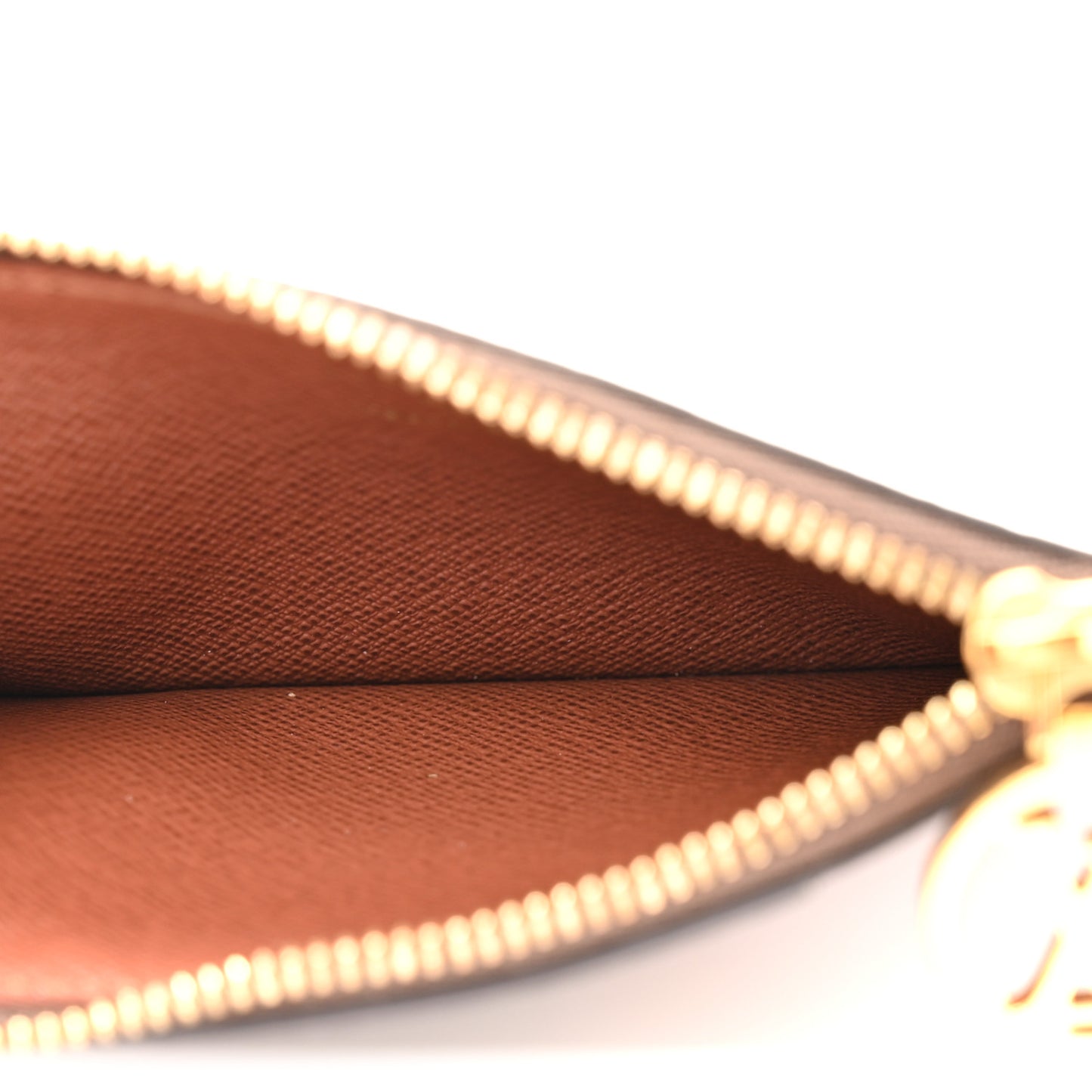Monogram Zipped Romy Card Holder