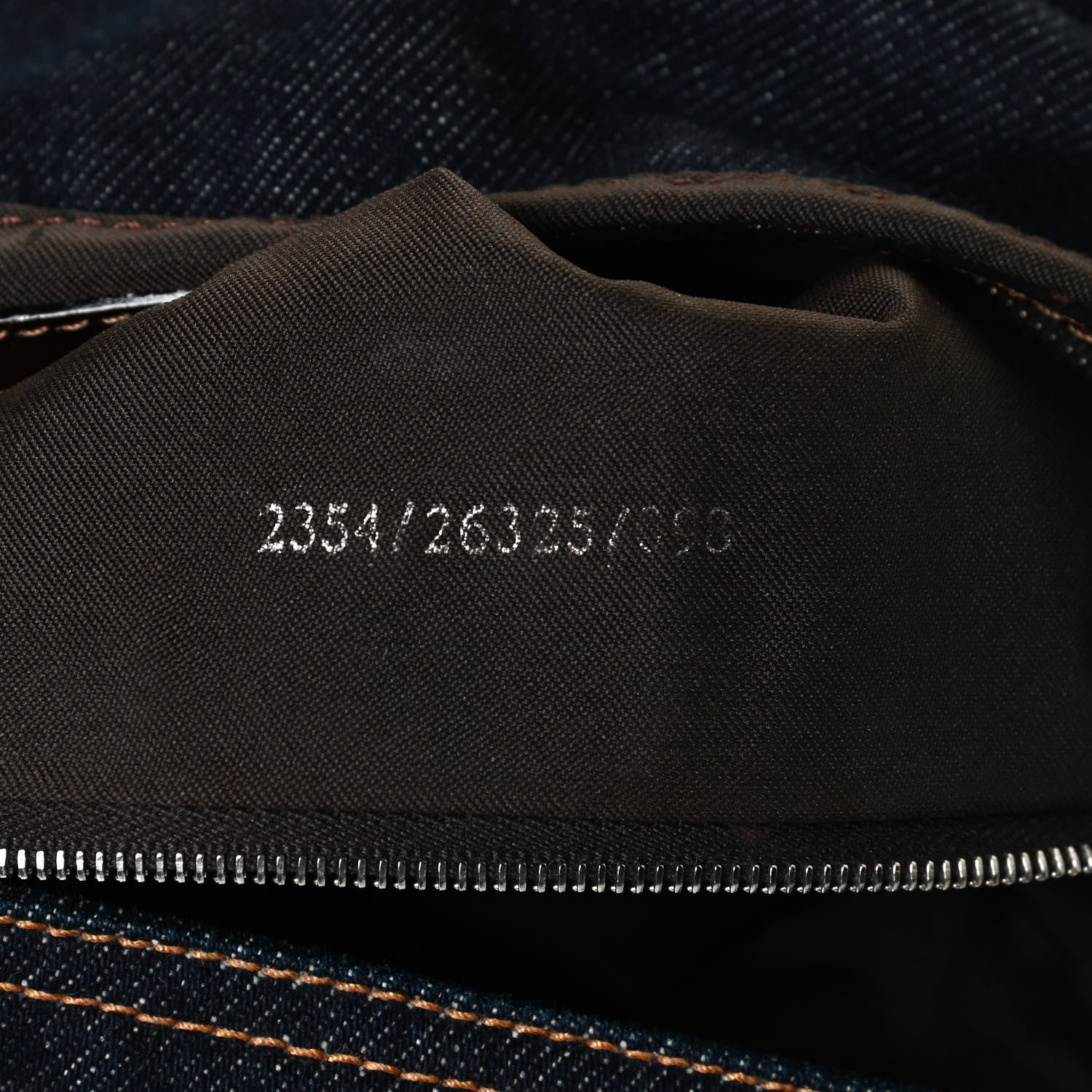 Fendi Denim Mama Baguette Blue 7 of 12