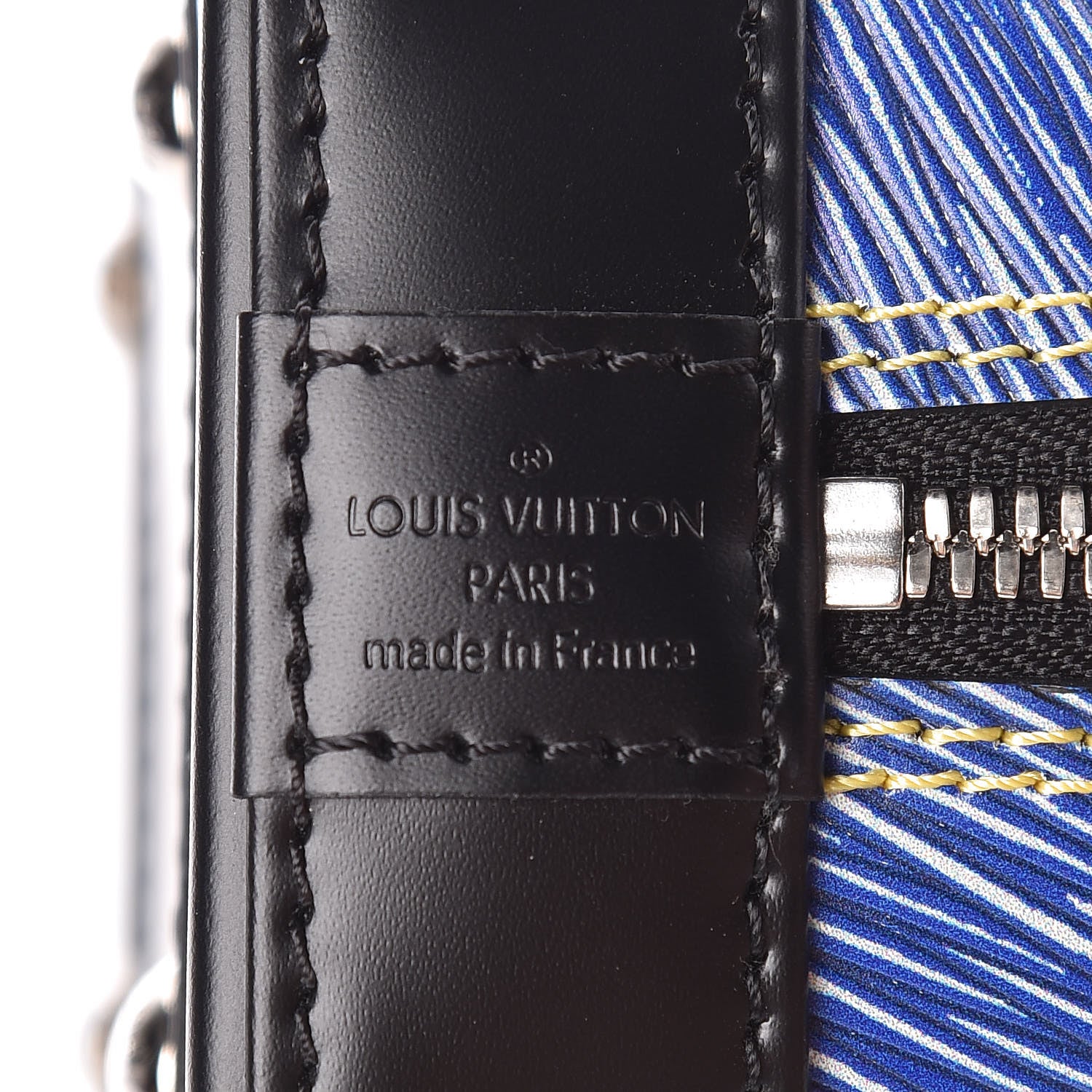 Louis Vuitton Epi Azteque Alma BB Denim Light 7 of 9