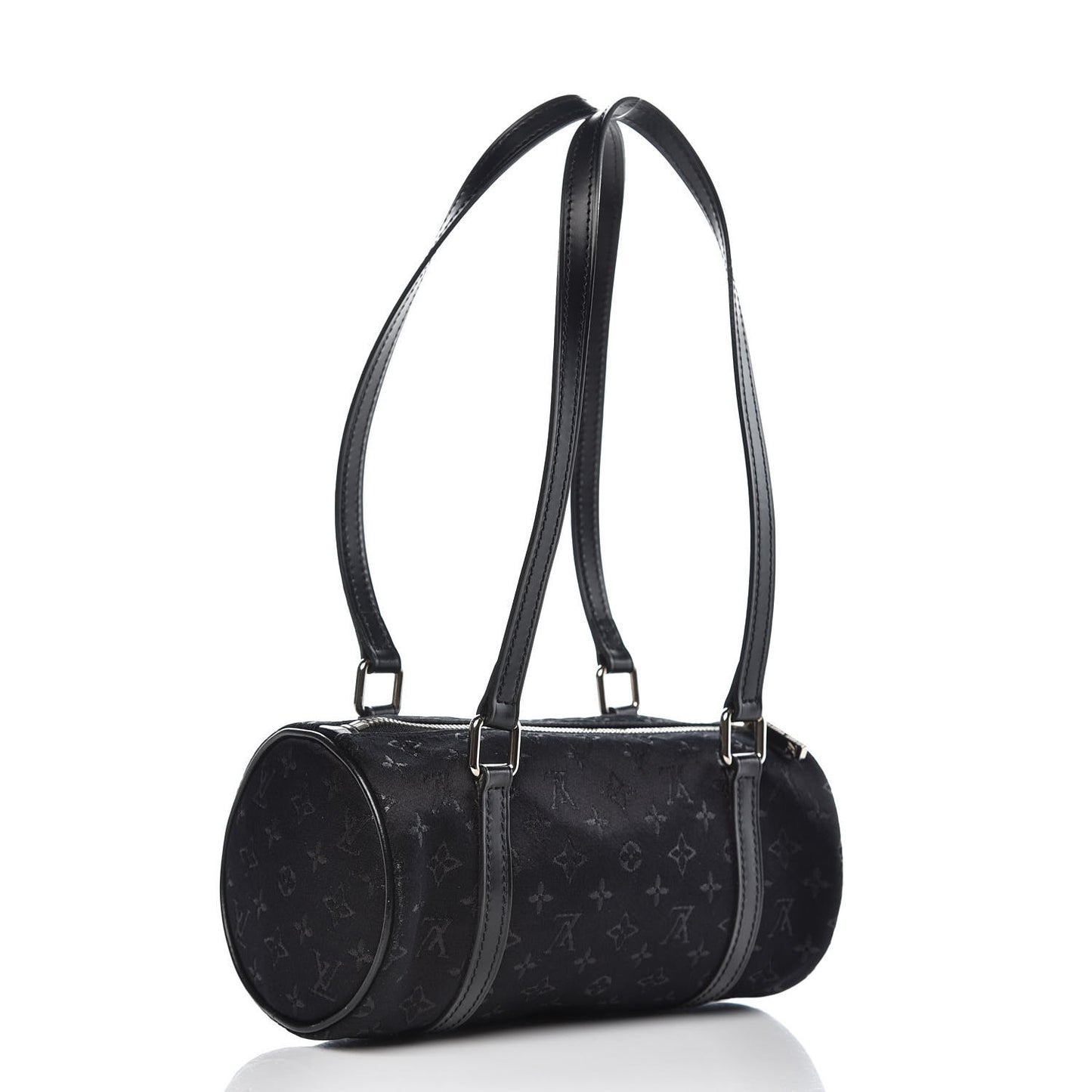 Satin Monogram Mini Papillon Black