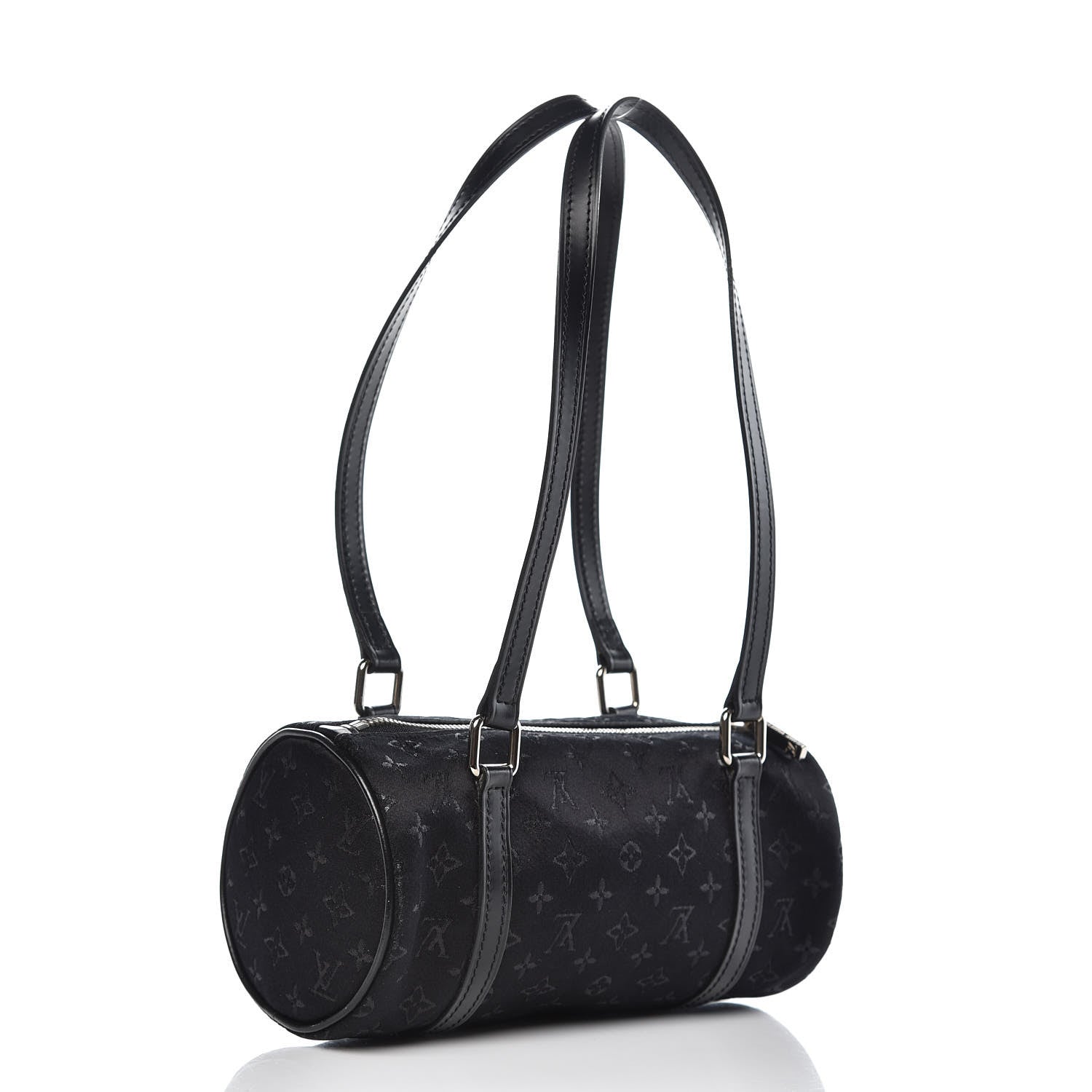 Louis Vuitton Satin Monogram Mini Papillon Black 3 of 6