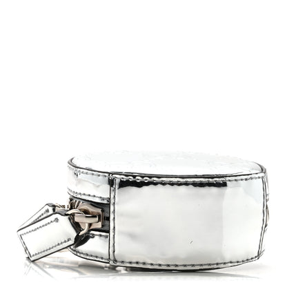 Gucci Guccissima Mirror Effect GG Round Coin Purse Silver 4 of 10