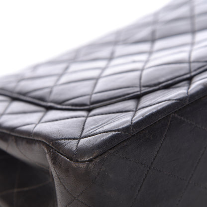 Chanel Lambskin Quilted Jumbo Single Flap Black 11 of 16