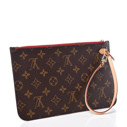 Louis Vuitton Monogram Neverfull MM GM Pochette Cherry 3 of 8