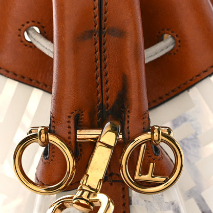 Fendi TPU FF Vitello Aura F is Fendi Grande Mon Tresor Bucket Bag White Cuoio 14 of 19