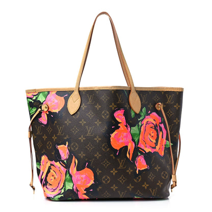 Louis Vuitton Monogram Roses Neverfull MM 1 of 6