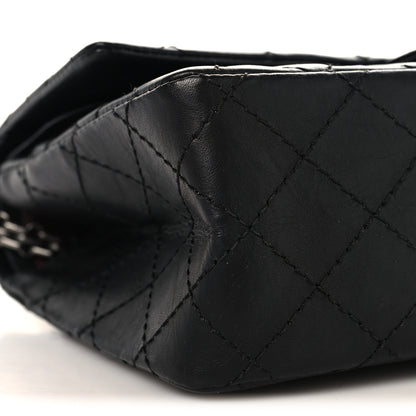 Chanel Aged Calfskin Quilted 2.55 Reissue 225 Flap Black 9 of 10