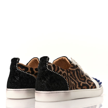 Christian Louboutin Calfskin Patent Spikes Mens Loubikick Flat Sneakers 45 Multi 5 of 10