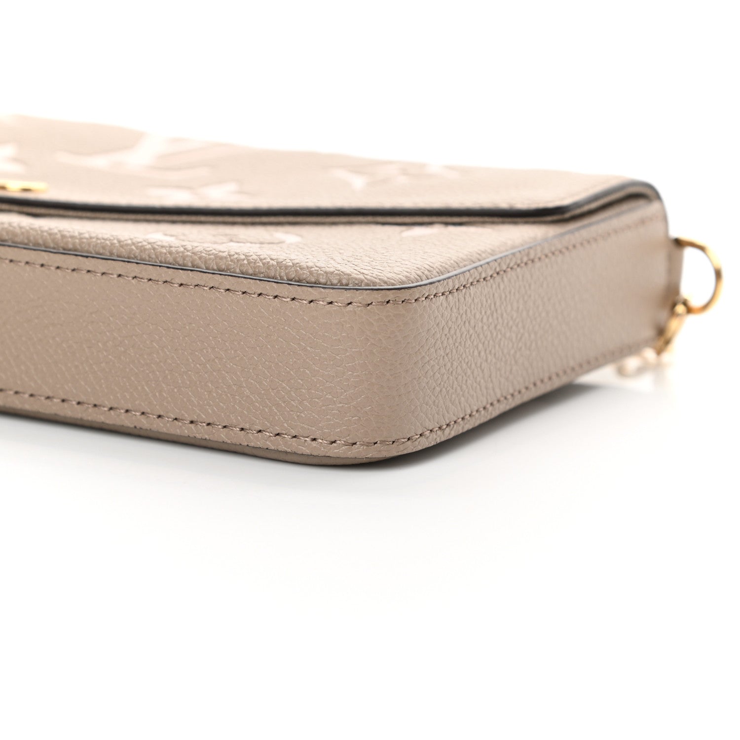 Louis Vuitton Empreinte Monogram Giant Felicie Pochette Tourterelle Creme 11 of 11