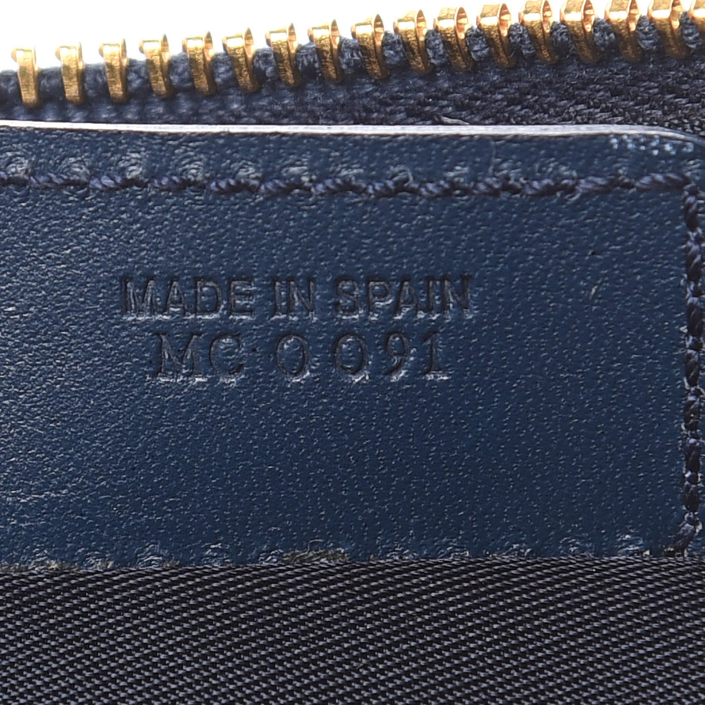 Monogram Mini Saddle Pochette Navy