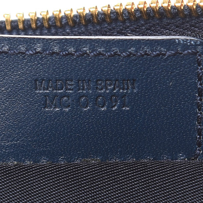 Christian Dior Monogram Mini Saddle Pochette Navy 7 of 10