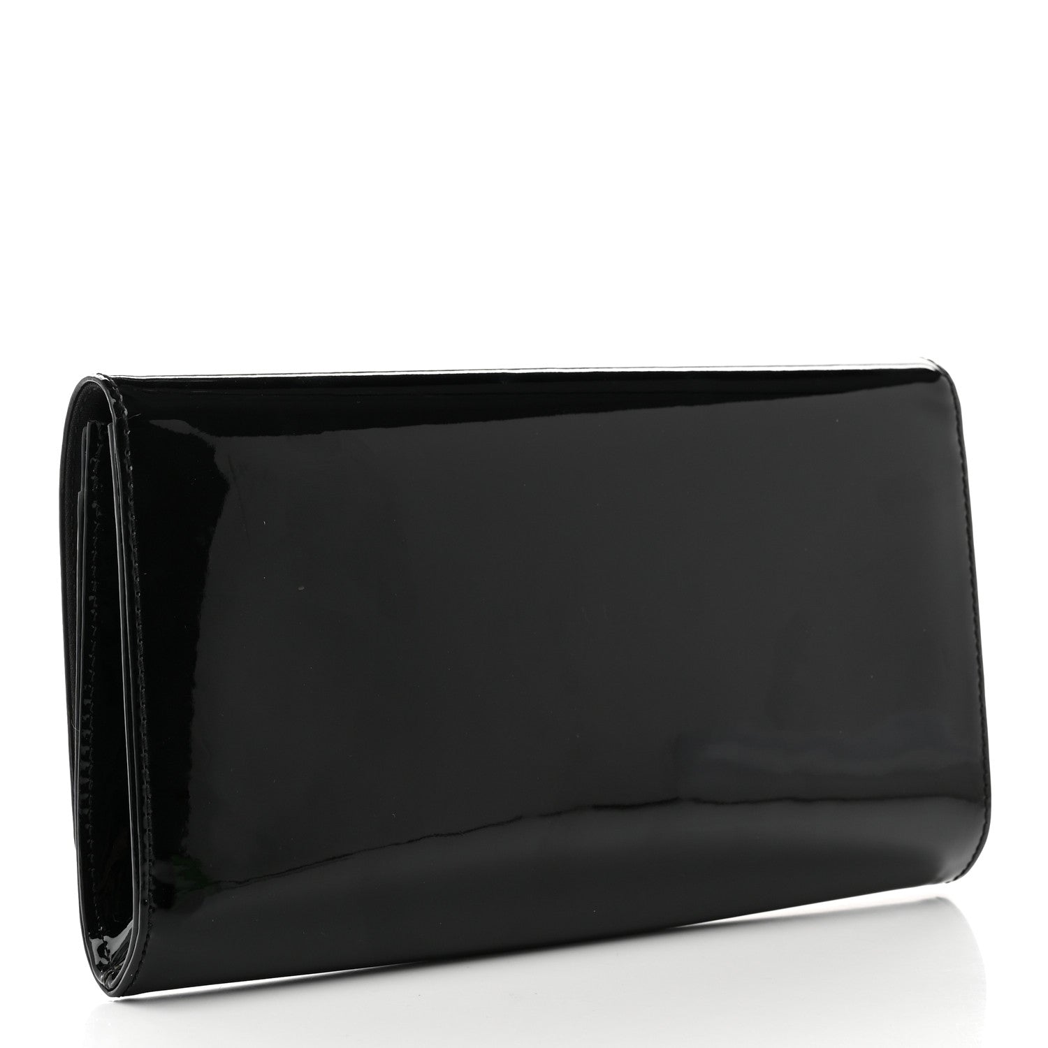 Louis Vuitton Patent Louise Clutch Black 4 of 10