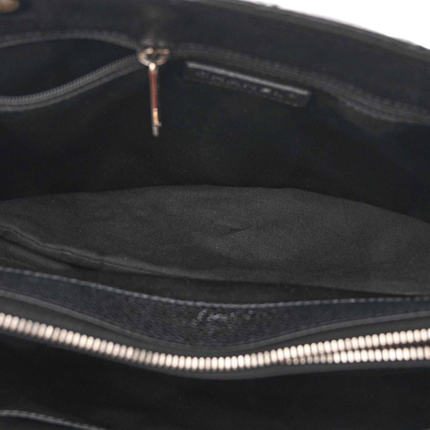 Chanel Caviar Quilted Grand Shopping Tote GST Black 4 of 10