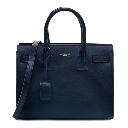 Saint Laurent Grain De Poudre Baby Sac De Jour Denim Blue 1 of 7