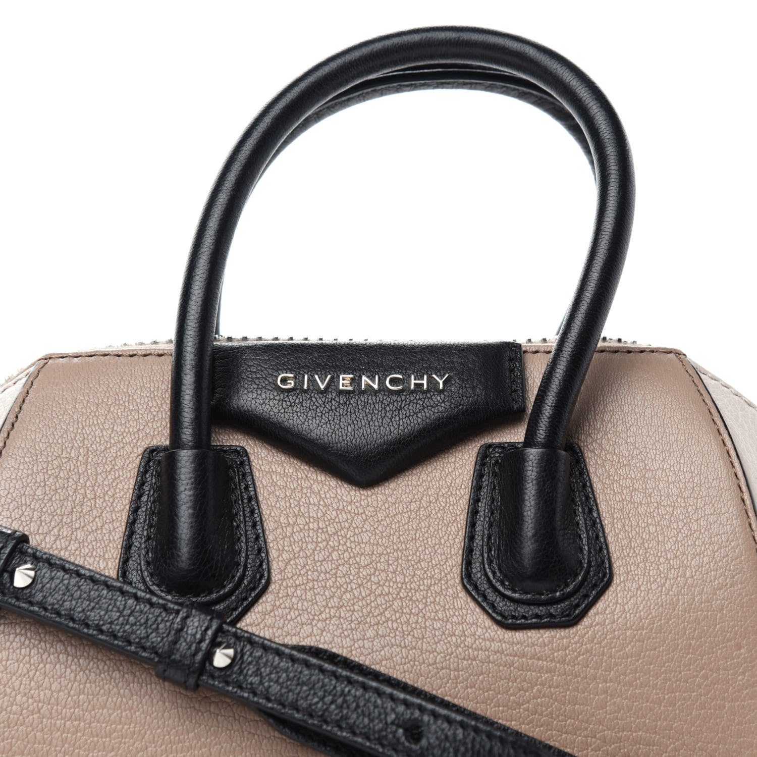Givenchy Sugar Goatskin Mini Tri-Color Antigona Linen 12 of 12