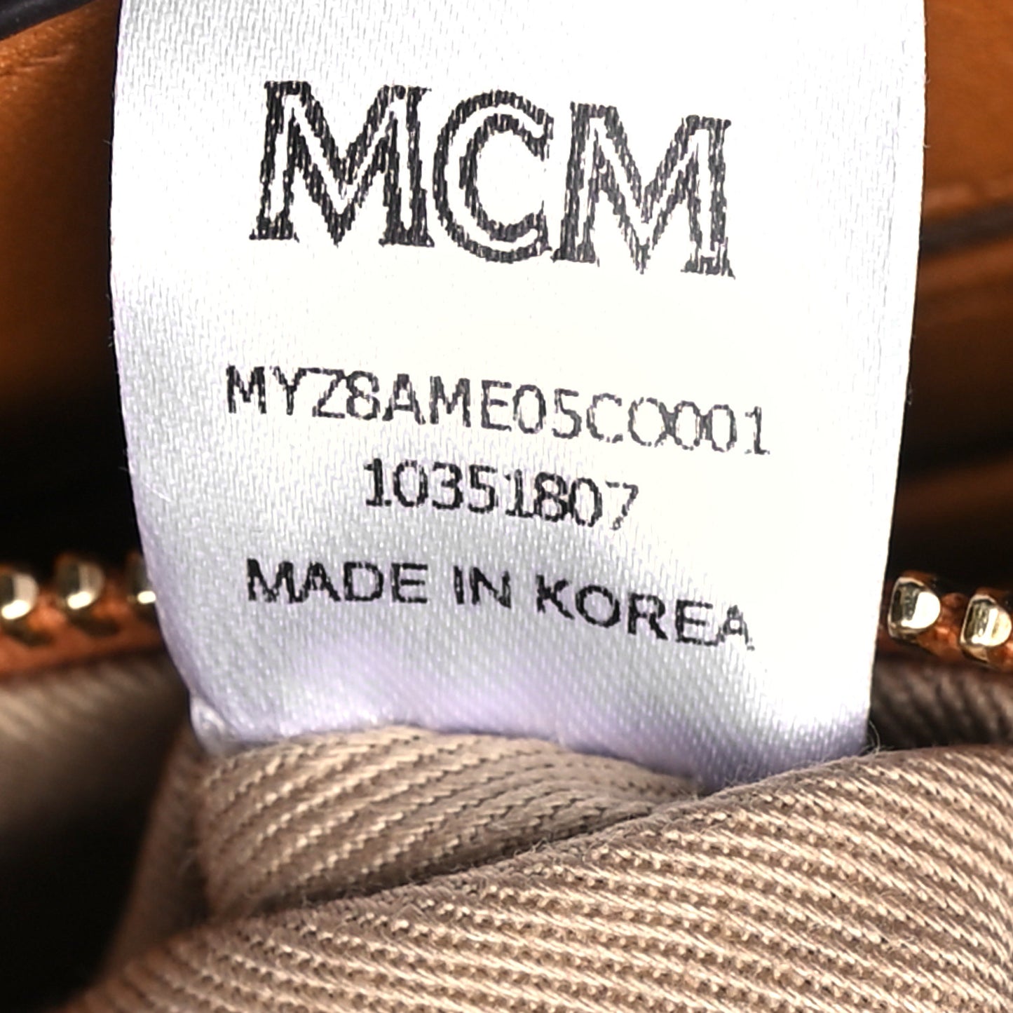 Visetos Medium Patricia Wallet On Chain Cognac