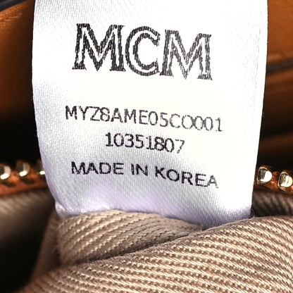 MCM Visetos Medium Patricia Wallet On Chain Cognac 7 of 12