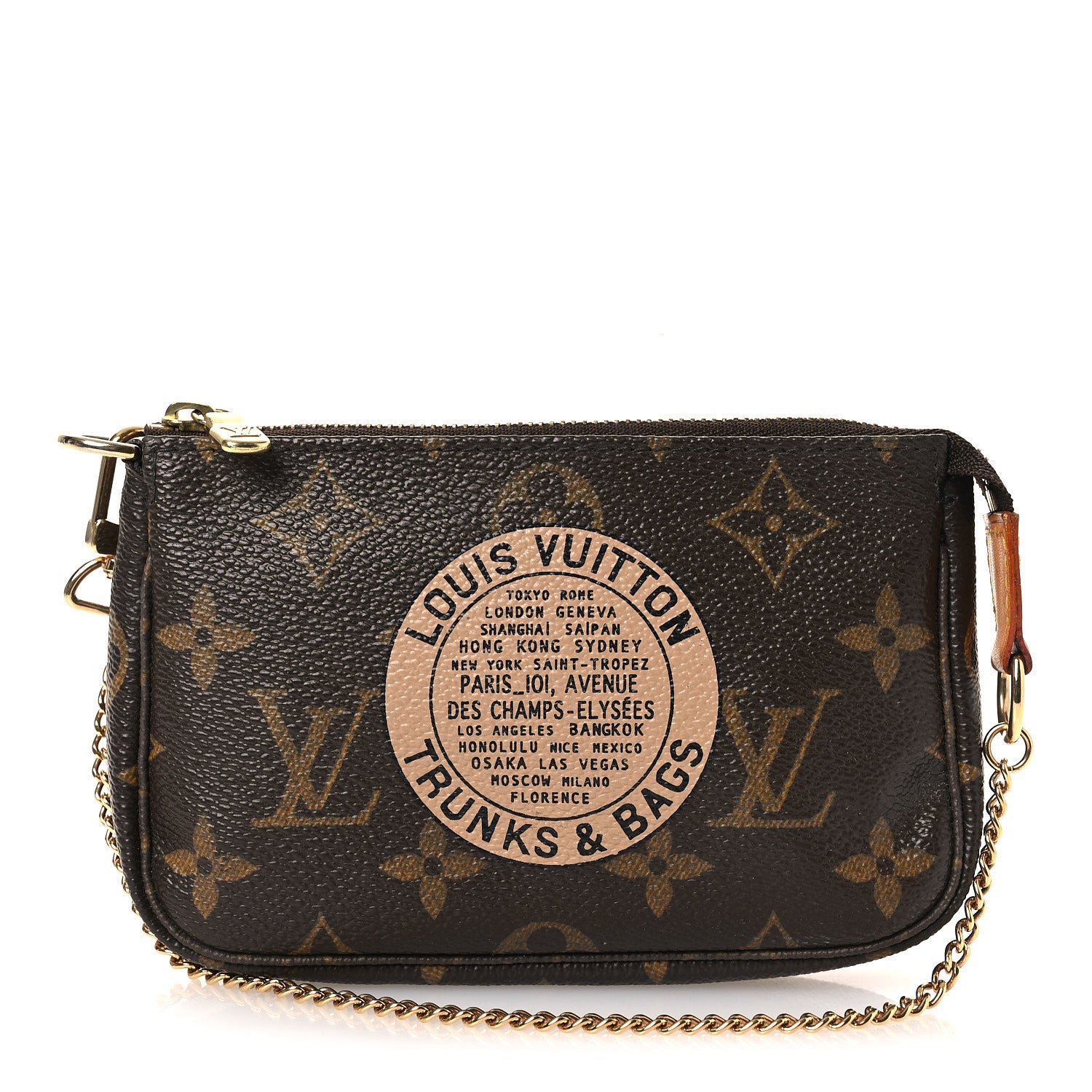Louis Vuitton Monogram Complice Trunks and Bags Mini Pochette Accessories Beige 1 of 11