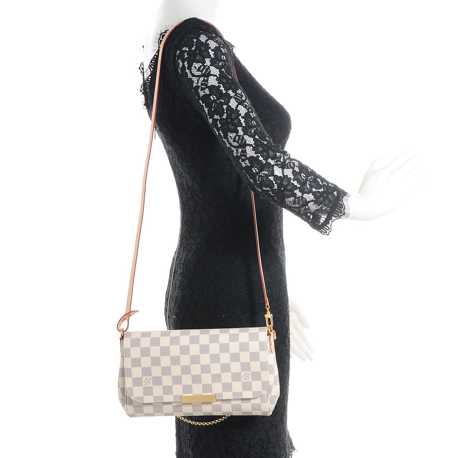Louis Vuitton Damier Azur Favorite MM 2 of 8