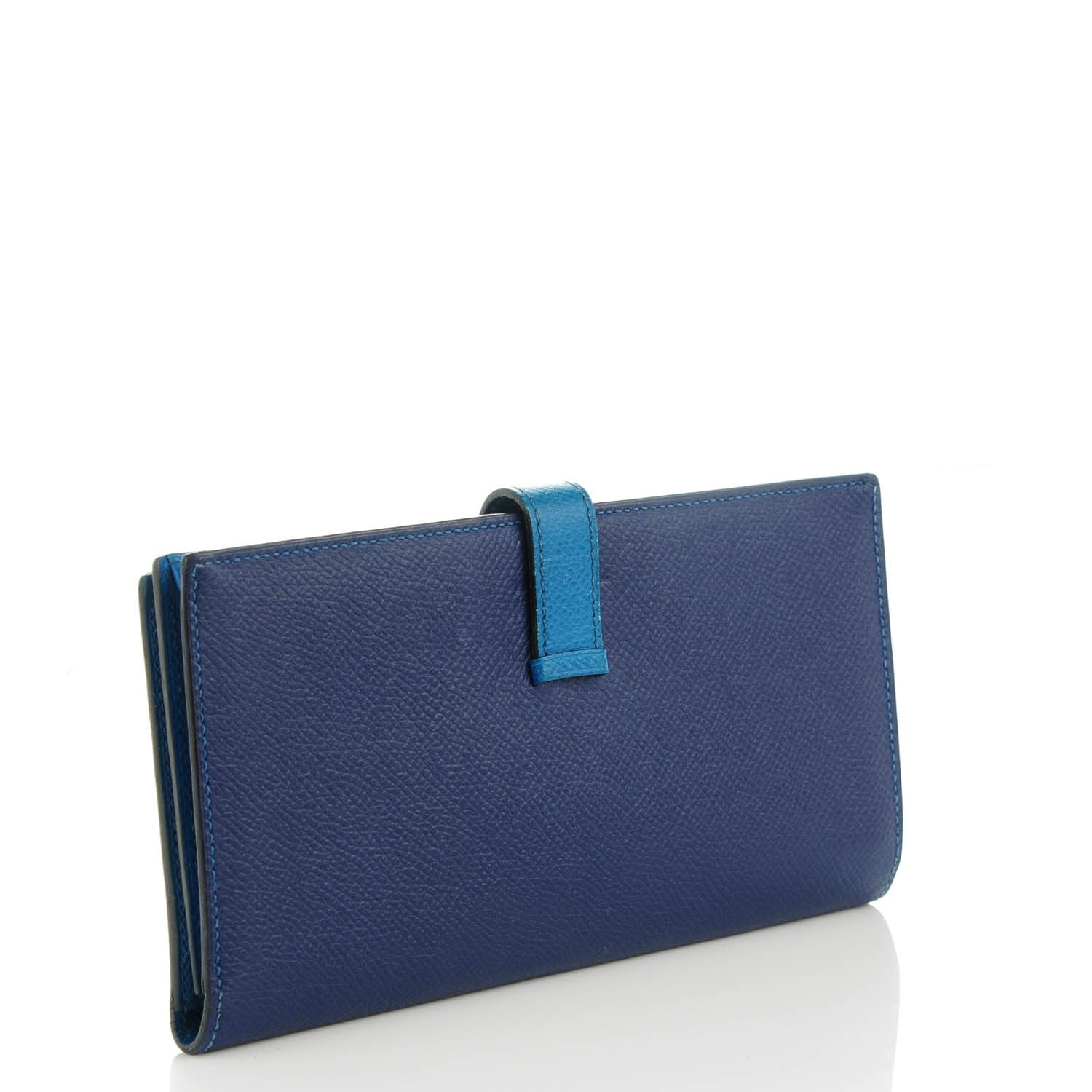 Hermes Epsom Bi Color Bearn Wallet Bleu Saphir Izmir 3 of 8