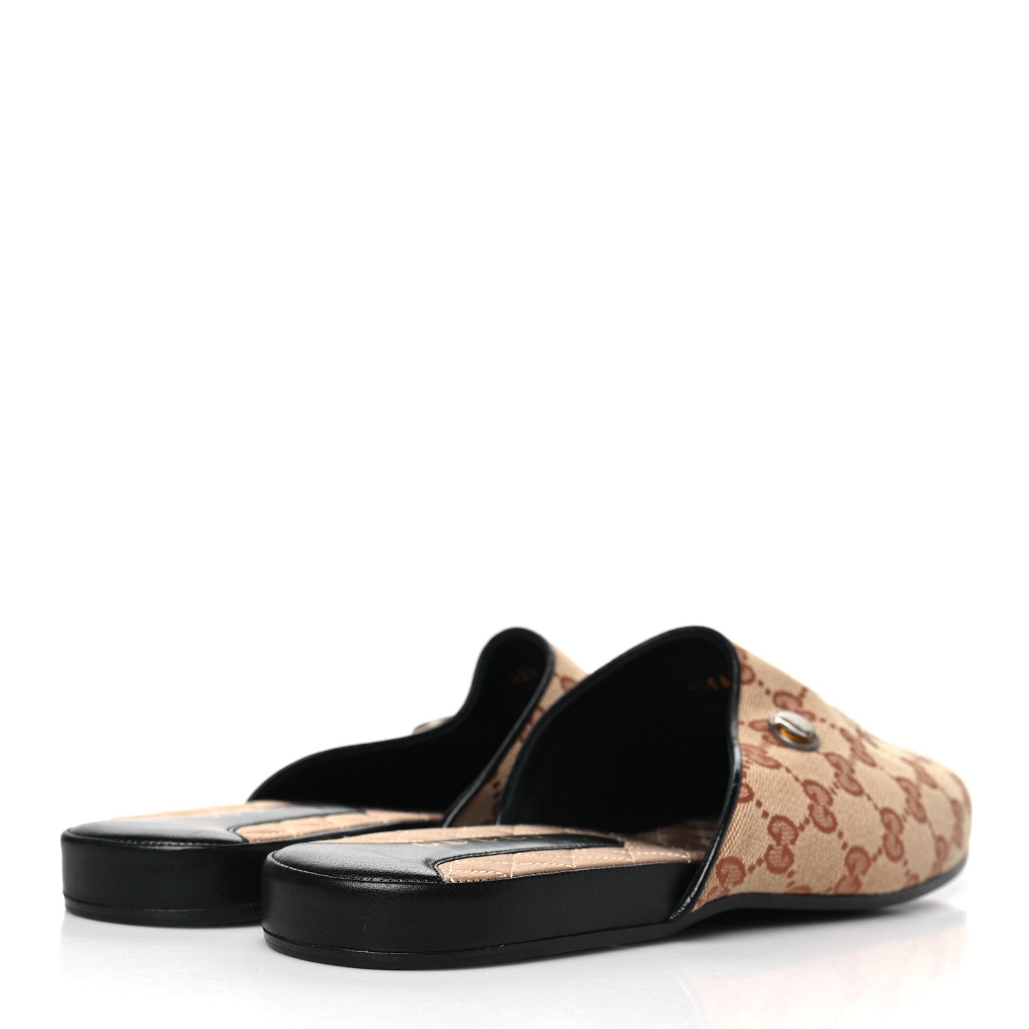 Gucci X MLB Monogram NY Yankees Embroidered Mens GG Slippers 8 Beige Ruggine 4 of 10