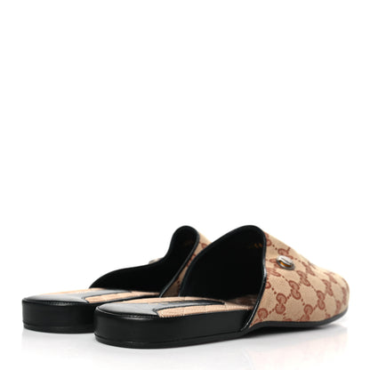 Gucci X MLB Monogram NY Yankees Embroidered Mens GG Slippers 8 Beige Ruggine 4 of 10
