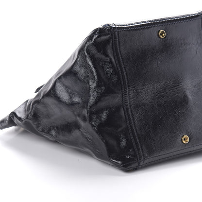 Saint Laurent Patent Large Downtown Tote Black 6 of 10