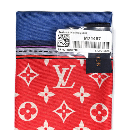 Louis Vuitton Silk Monogram Superstition Bandeau Black 3 of 3
