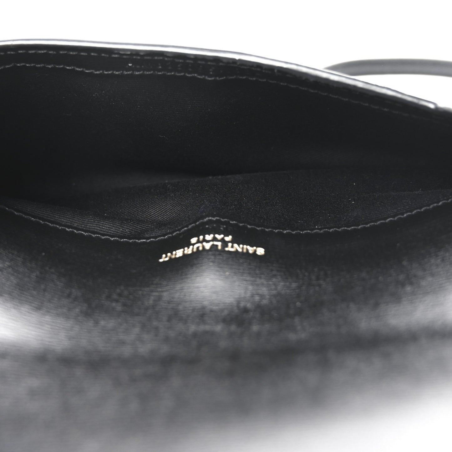 Calfskin Monogram Cassandre Phone Holder With Strap Black