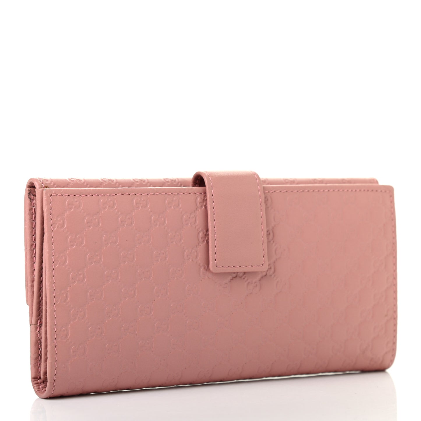 Microguccissima Continental Flap Wallet Soft Pink